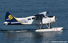 De Havilland Canada DHC-2 Beaver | C-GTBQ | Harbour Air  |  With Saltsprig Air titles | VANCOUVER HARBOUR FLIGHT CENTRE (CYHC/CXH) 02.09.2023