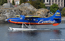 De Havilland Canada DHC-3 Otter | N50KA | Kenmore Air  |  Promoting Seattle's King5 TV Evening Magazine programme about news and events in the Pacific Northwest. | VICTORIA HARBOUR (CYWH/YWH) 31.08.2023