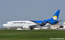 Boeing 737-36Q | C-GICN | Canadian North | CALGARY INTL. (CYYC/YYC) 18.07.2023