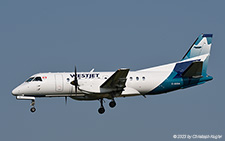 SAAB 340B | C-GOIA | WestJet Link (Pacific Costal Airlines) | CALGARY INTL. (CYYC/YYC) 18.07.2023