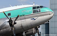 Curtiss C-46 | C-FAVO | Buffalo Airways  |  This aircraft flew with Lufthansa between 1964 and 1969 | YELLOWKNIFE (CYZF/YZF) 03.08.2023