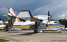 Canadair CL-215V | C-GFSL | Alberta Wildfire | SLAVE LAKE (CYZH/YZH) 28.07.2023