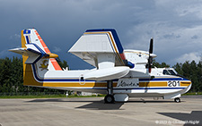 Canadair CL-215V | C-GFSK | Alberta Wildfire | SLAVE LAKE (CYZH/YZH) 28.07.2023