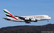 Airbus A380-861 | A6-EOO | Emirates Airline | Z&UUML;RICH (LSZH/ZRH) 01.01.2023