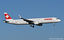 Airbus A321-212 | HB-ION | Swiss International Air Lines  |  Returning from mainenance at Amman (Jordan) | Z&UUML;RICH (LSZH/ZRH) 07.01.2023