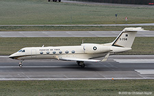 Gulfstream G450 | J-756 | Pakistan Air Force  |  Departing to Dubendorf for parking during the WEF 2023 | Z&UUML;RICH (LSZH/ZRH) 17.01.2023