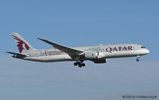 Boeing 787-9 | A7-BHA | Qatar Airways  |  FIFA World Cup Qatar 2022 sticker | Z&UUML;RICH (LSZH/ZRH) 11.02.2023