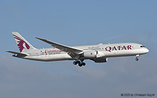 Boeing 787-9 | A7-BHO | Qatar Airways  |  FIFA World Cup Qatar 2022 sticker | Z&UUML;RICH (LSZH/ZRH) 12.02.2023