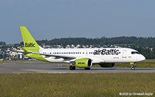 Airbus A220-300 | YL-ABB | Air Baltic  |  Flying for Swiss International Air Lines | Z&UUML;RICH (LSZH/ZRH) 03.06.2023