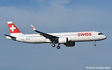 Airbus A321-271nx | HB-JPD | Swiss International Air Lines  |  On delivery from Hamburg to Zürich | Z&UUML;RICH (LSZH/ZRH) 15.09.2023