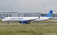 Airbus A321-271nx | D-AZXP | Airbus Industries (United Airlines)  |  Performing a rejected take-off (RTO) test  | HAMBURG FINKENWERDER (EDHI/XFW) 04.06.2024