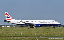 Embraer ERJ-190LR | G-LCAE | BA CityFlyer | AMSTERDAM-SCHIPHOL (EHAM/AMS) 28.08.2024