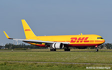 Boeing 767-304ERBDSF | OE-LYC | DHL Air | AMSTERDAM-SCHIPHOL (EHAM/AMS) 28.08.2024