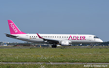 Embraer ERJ-190AR | D-AMWO | German Airways  |  Promoting Adler Modemärkte | AMSTERDAM-SCHIPHOL (EHAM/AMS) 28.08.2024