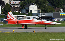 Northrop F-5E Tiger II | J-3084 | Swiss Air Force  |  60 Years Patrouille Suisse sticker | EMMEN (LSME/---) 23.08.2024