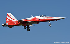 Northrop F-5E Tiger II | J-3090 | Swiss Air Force  |  60 Years Patrouille Suisse sticker | EMMEN (LSME/---) 23.08.2024