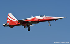 Northrop F-5E Tiger II | J-3084 | Swiss Air Force  |  60 Years Patrouille Suisse sticker | EMMEN (LSME/---) 23.08.2024