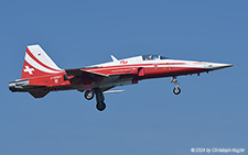 Northrop F-5E Tiger II | J-3087 | Swiss Air Force  |  60 Years Patrouille Suisse sticker | EMMEN (LSME/---) 23.08.2024