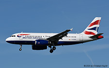 Airbus A319-131 | G-EUPG | British Airways | Z&UUML;RICH (LSZH/ZRH) 05.07.2024