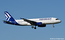 Airbus A320-232 | SX-DVS | Aegean Airlines | Z&UUML;RICH (LSZH/ZRH) 10.08.2024