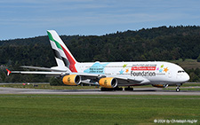 Airbus A380-861 | A6-EEP | Emirates Airline  |  First visit in the Emirates Airlines Foundation cs | Z&UUML;RICH (LSZH/ZRH) 06.09.2024